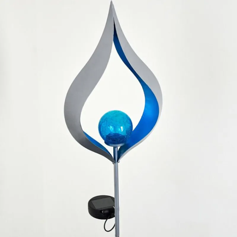 Luminaires Rustiques-hofstein lampe solaire Rovinj LED Argenté, 1 lumière