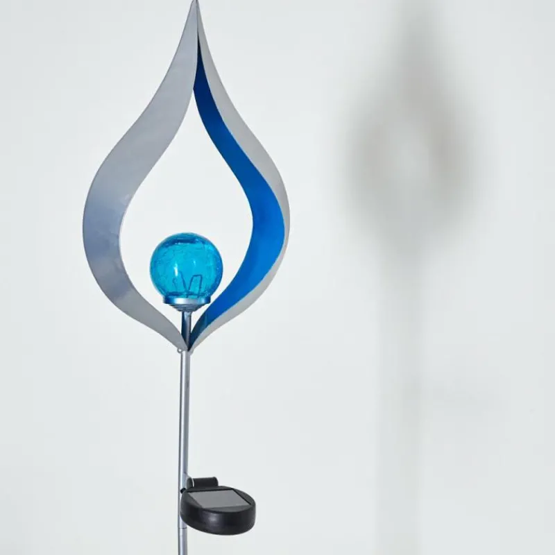 Luminaires Rustiques-hofstein lampe solaire Rovinj LED Argenté, 1 lumière