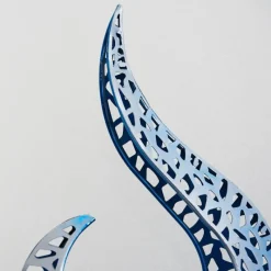 Luminaires Rustiques-hofstein lampe solaire Rovinj LED Bleu, Argenté, 1 lumière