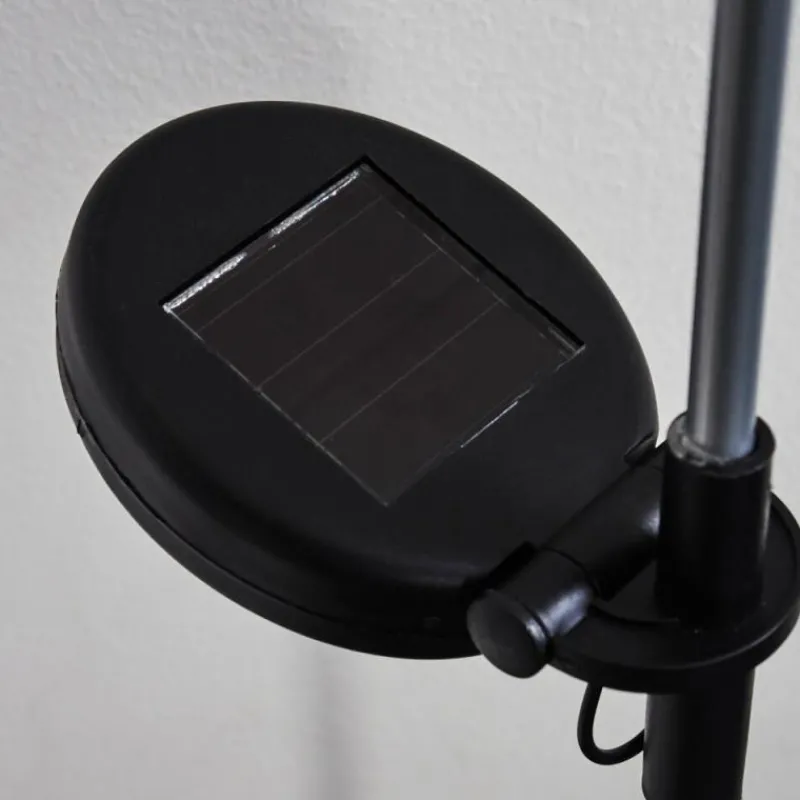 Luminaires Rustiques-hofstein lampe solaire Rovinj LED Bleu, Argenté, 1 lumière