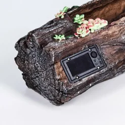 Luminaires Rustiques-hofstein lampe solaire Samana LED Brun, Jaune, Vert, Rose, 20 lumières