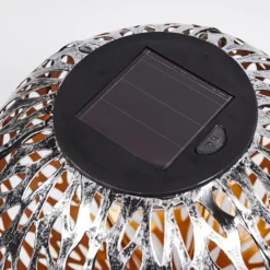 hofstein lampe solaire Samoao LED Cuivre, Noir, Argenté, 1 lumière