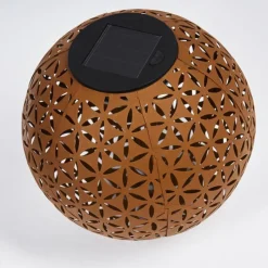 hofstein lampe solaire Samoao LED Rouille, Noir, 1 lumière