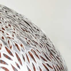 Luminaires Orientaux-hofstein lampe solaire Samoao LED Cuivre, Noir, Argenté, 1 lumière