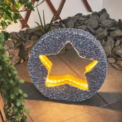 hofstein lampe solaire Siviri LED Bronze, Gris, 48 lumières