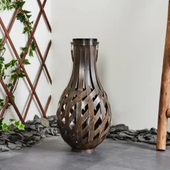 Lampes Vintages & Rétros-hofstein lampe solaire Soulé LED Brun, 1 lumière