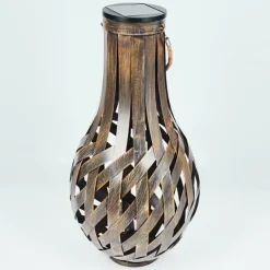 Lampes Vintages & Rétros-hofstein lampe solaire Soulé LED Brun, 1 lumière