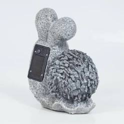 Luminaires Rustiques-hofstein lampe solaire Sunderby LED Gris, Orange, 2 lumières