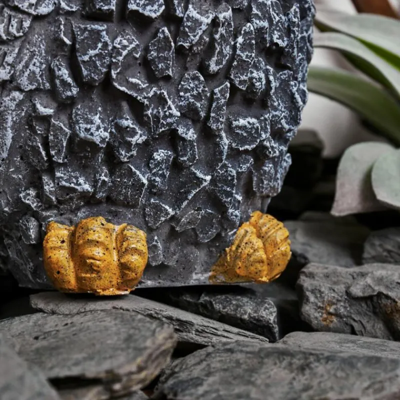 Luminaires Rustiques-hofstein lampe solaire Sunderby LED Gris, Orange, 2 lumières