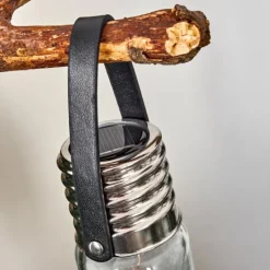 hofstein Lampe solaire Tian LED Noir, 1 lumière