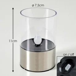 hofstein lampe solaire Wroclaw LED Argenté, 1 lumière