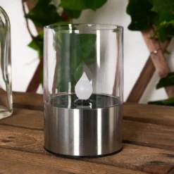 hofstein lampe solaire Wroclaw LED Argenté, 1 lumière