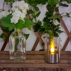 hofstein lampe solaire Wroclaw LED Argenté, 1 lumière