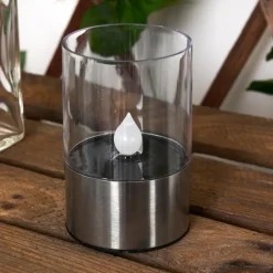 hofstein lampe solaire Wroclaw LED Argenté, 1 lumière