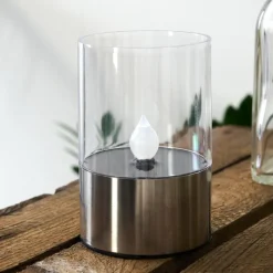 hofstein lampe solaire Wroclaw LED Argenté, 1 lumière