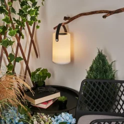 hofstein Lampe solaires Acebal LED Noir, Blanc, 1 lumière, Changeur de couleurs