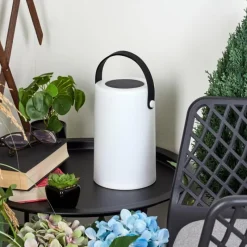 hofstein Lampe solaires Acebal LED Noir, Blanc, 1 lumière, Changeur de couleurs