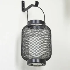 hofstein Lampe solaires Anjullan LED Noir, 1 lumière