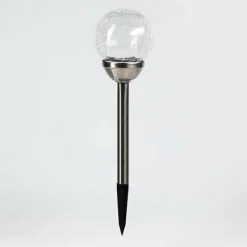 hofstein Lampe solaires Carbonia LED Nickel mat, 1 lumière