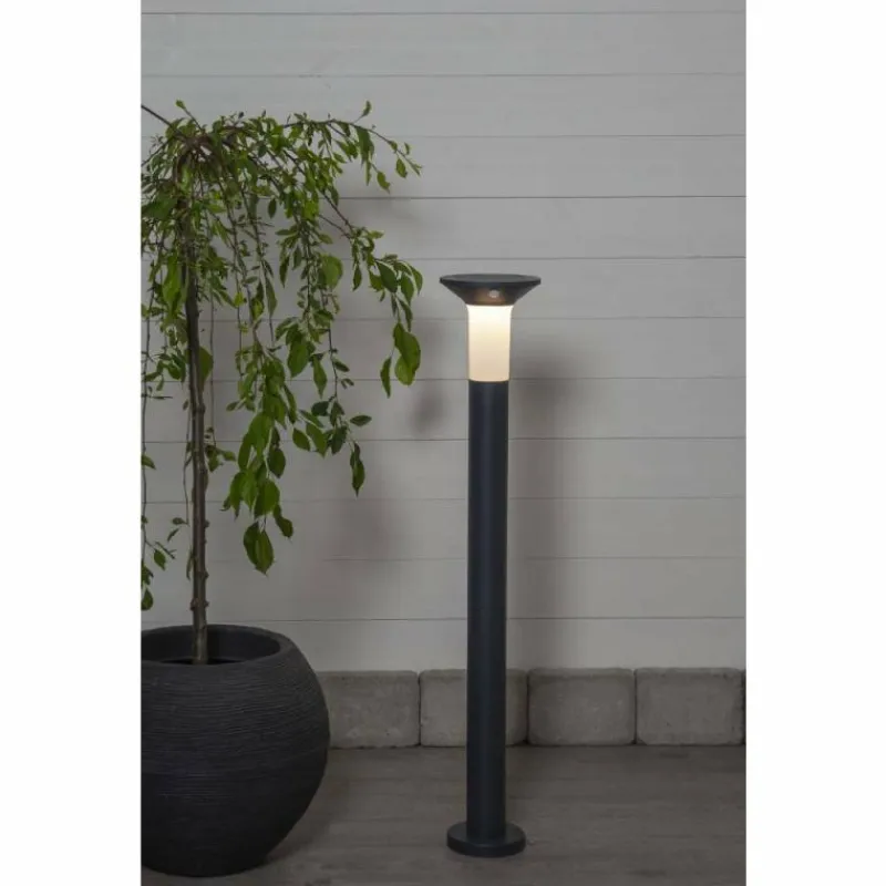 Luminaires Eglo Lampe solaires Eglo CORBEZZOLA LED Gris, 6 lumières, Détecteur de mouvement