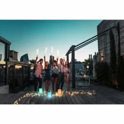 FHL easy Lampe solaires Ceppo LED Blanc, 1 lumière, Télécommandes, Changeur de couleurs* Éclairage Led