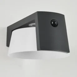 hofstein Lampe solaires Lafite LED Anthracite, 1 lumière, Détecteur de mouvement
