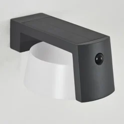 hofstein Lampe solaires Lafite LED Anthracite, 1 lumière, Détecteur de mouvement