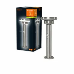 Luminaires Ledvance Lampe solaires LEDVANCE ENDURA® Acier inoxydable, 1 lumière, Détecteur de mouvement