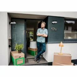 Luminaires Ledvance Lampe solaires LEDVANCE ENDURA® Noir, 1 lumière, Détecteur de mouvement