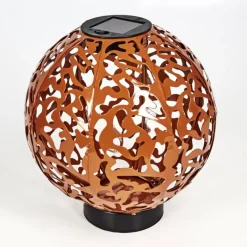 Luminaires Orientaux-hofstein Lampe solaires Leonard LED Noir, 1 lumière