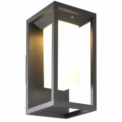 Luminaires Mantra Lampe solaires Mantra MERIBEL LED Noir, 1 lumière, Détecteur de mouvement