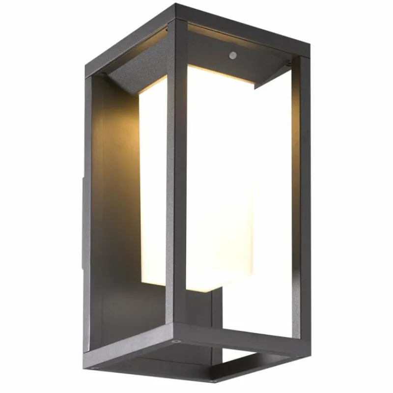 Luminaires Mantra Lampe solaires Mantra MERIBEL LED Noir, 1 lumière, Détecteur de mouvement