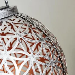 Luminaires Orientaux-hofstein Lampe solaires Moreland LED Cuivre, Noir, Argenté, 1 lumière