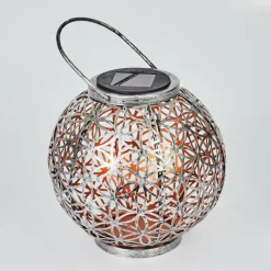 Luminaires Orientaux-hofstein Lampe solaires Moreland LED Cuivre, Noir, Argenté, 1 lumière