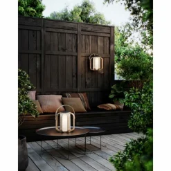 Lampes En Bois-Luminaires Nordlux Lampe solaires Nordlux BOB LED Bois foncé, 1 lumière