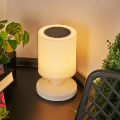 hofstein Lampe solaires Pontaut LED Blanc, 1 lumière