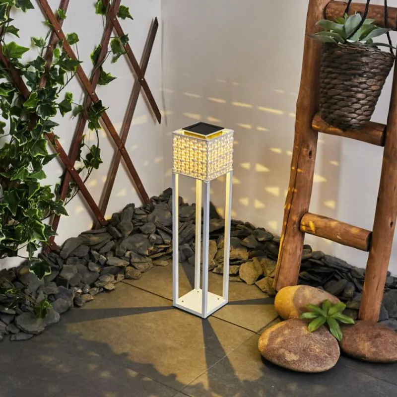 Luminaires Orientaux-hofstein Lampe solaires Quarrata LED Blanc, 1 lumière