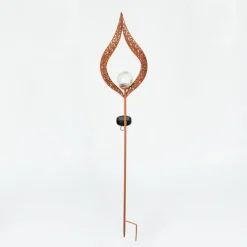 Luminaires Orientaux-hofstein Lampe solaires Rovinj LED Rouille, 1 lumière