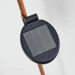 Luminaires Orientaux-hofstein Lampe solaires Rovinj LED Rouille, 1 lumière