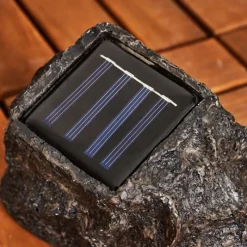 hofstein Lampe solaires Sameo LED Brun, 8 lumières