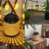 Style Boho-Chic-hofstein Lampe solaires Sessivi LED Brun, Noir, 1 lumière