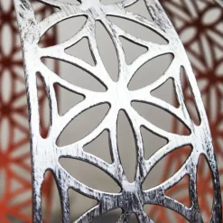 Luminaires Orientaux-hofstein Lampe solaires Wasalea LED Bronze, Noir, Argenté, 1 lumière