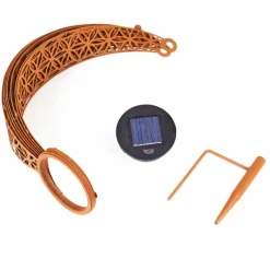 Luminaires Orientaux-hofstein Lampe solaires Wasalea LED Bronze, Noir, 1 lumière