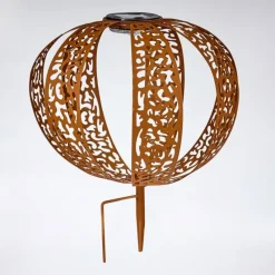 Luminaires Orientaux-hofstein Lampe solaires Wasalea LED Bronze, Noir, 1 lumière