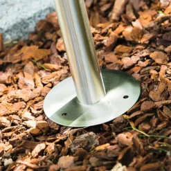 hofstein Lampe sur pied d'extérieur MOSKAU Acier inoxydable, 1 lumière