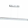 Luminaires Eglo Lampe suspendue Eglo CARDITO 1 LED Chrome, Aspect cristal, 1 lumière* Éclairage Led
