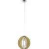 Luminaires Scandinaves-Luminaires Eglo Lampe suspendue Eglo COSSANO Nickel mat, 1 lumière