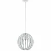 Luminaires Scandinaves-Luminaires Eglo Lampe suspendue Eglo COSSANO Blanc, 1 lumière