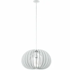 Luminaires Scandinaves-Luminaires Eglo Lampe suspendue Eglo COSSANO Blanc, 1 lumière
