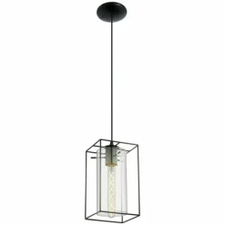 Luminaires Eglo Lampe suspendue Eglo LONCINO Noir, 1 lumière